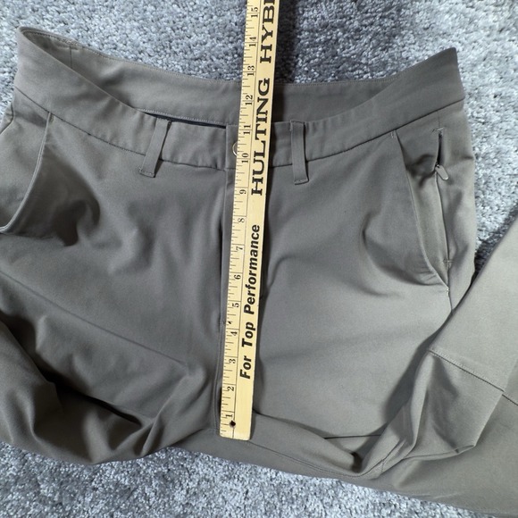Lululemon Commission Slim Pants Men's 28x31 Brown Chino Golf Warpstreme **READ** - Picture 11 of 13